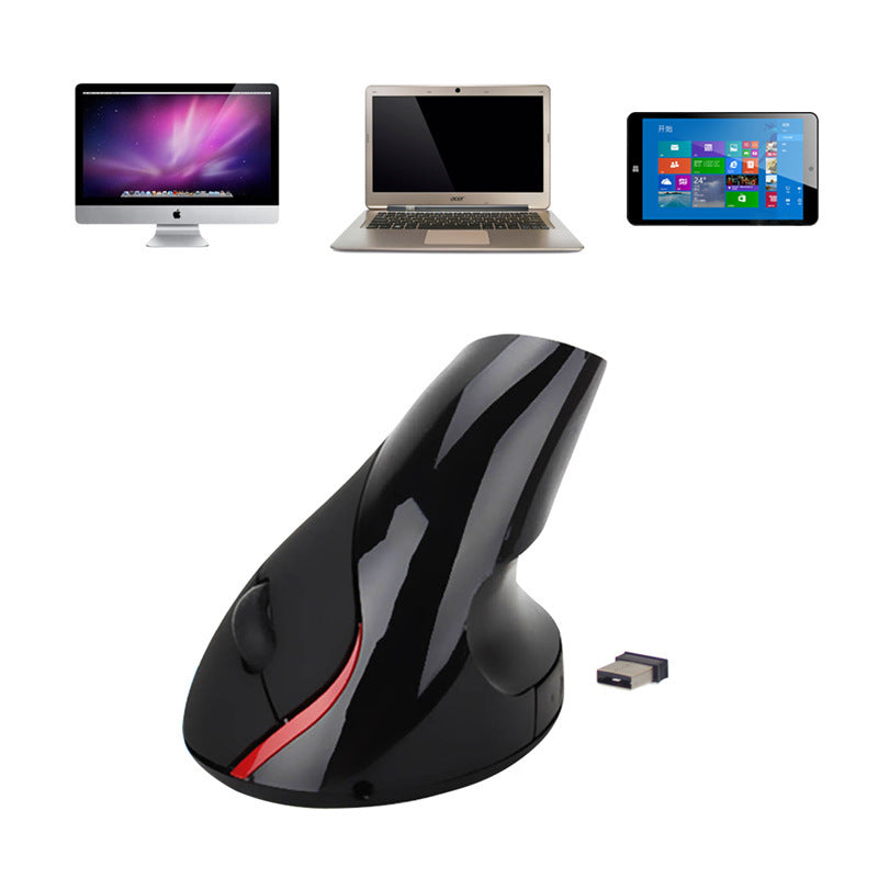 Wireless Vertical Mouse - Ergonomic Grip Mouse