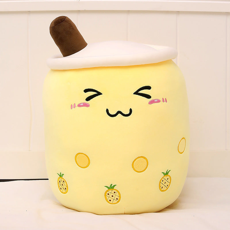 Cute Fruit Drink Plush Stuffed Soft Pillow Cushion Kids Gift