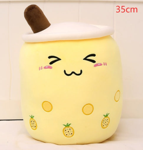Cute Fruit Drink Plush Stuffed Soft Pillow Cushion Kids Gift