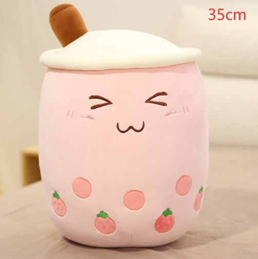 Cute Fruit Drink Plush Stuffed Soft Pillow Cushion Kids Gift