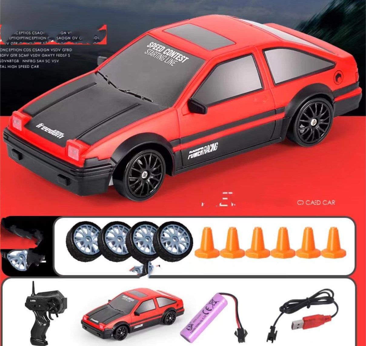 Drifting RC Car - GTR Model AE86