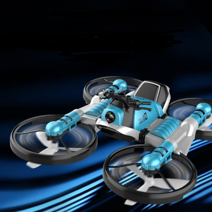 2 in 1 Foldable RC Drone and Motorcycle with Camera