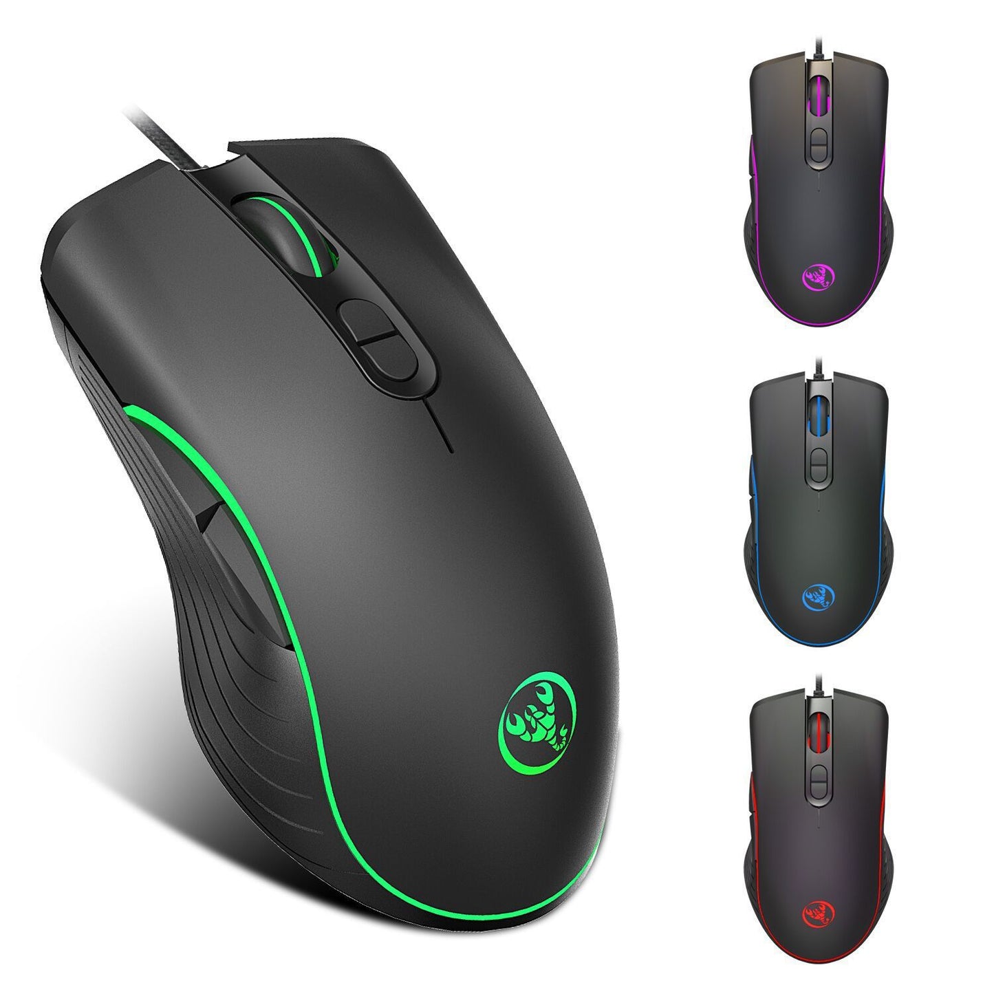 RGB Glowing Gaming Mouse - Wired