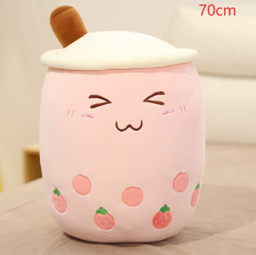 Cute Fruit Drink Plush Stuffed Soft Pillow Cushion Kids Gift