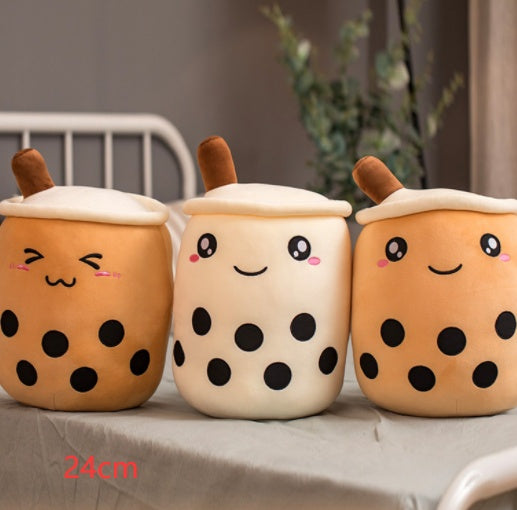 Cute Fruit Drink Plush Stuffed Soft Pillow Cushion Kids Gift