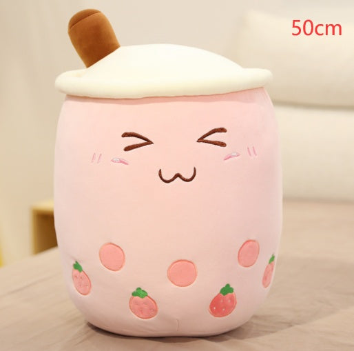 Cute Fruit Drink Plush Stuffed Soft Pillow Cushion Kids Gift