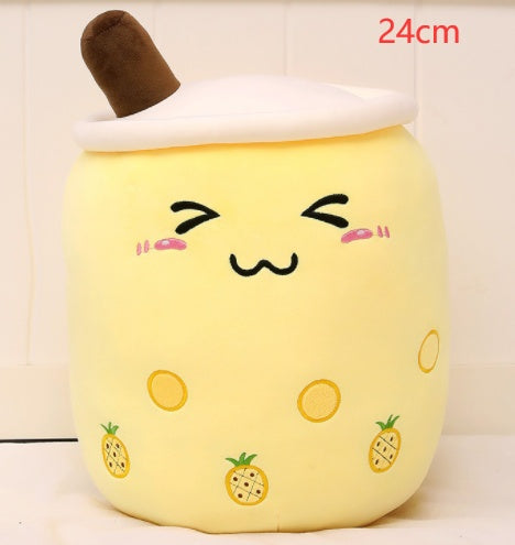 Cute Fruit Drink Plush Stuffed Soft Pillow Cushion Kids Gift