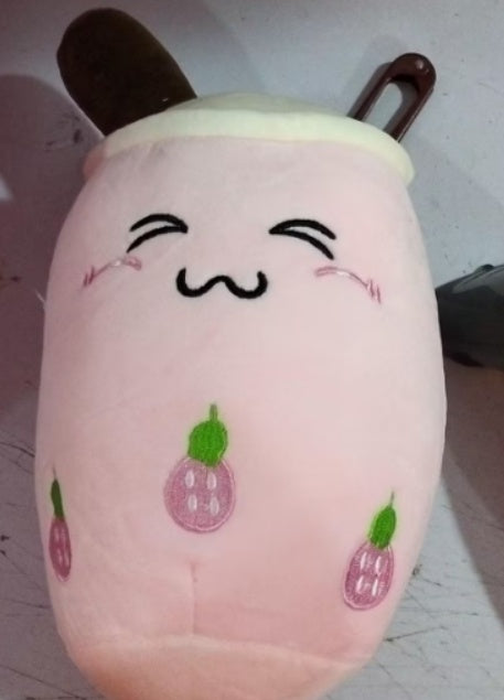 Cute Fruit Drink Plush Stuffed Soft Pillow Cushion Kids Gift