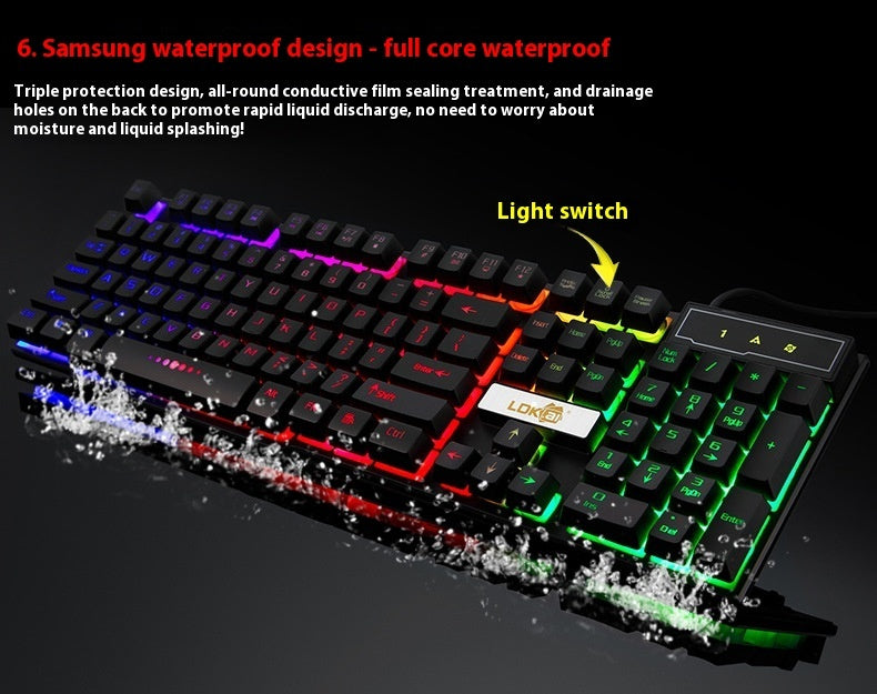 RGB glowing Gaming keyboard