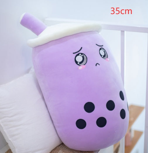 Cute Fruit Drink Plush Stuffed Soft Pillow Cushion Kids Gift